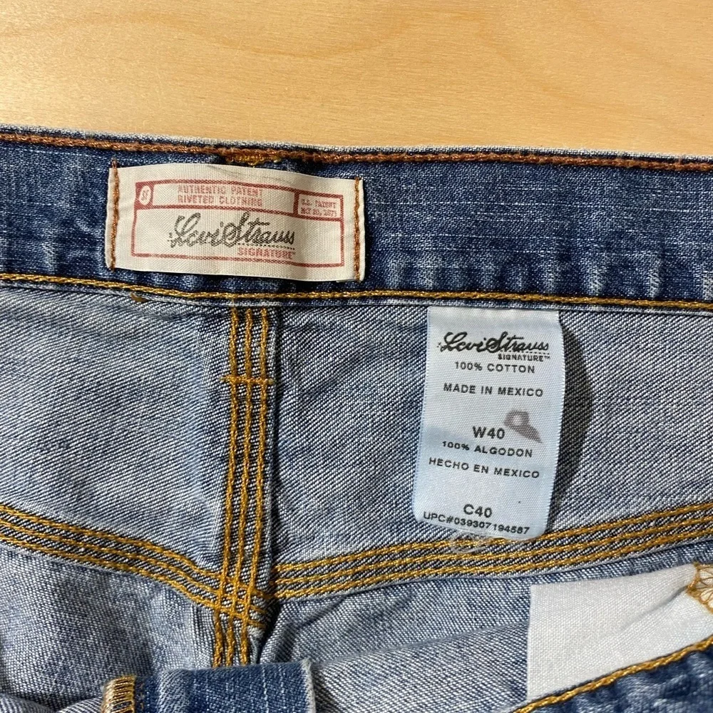 Levi’s Strauss Signature Men's Blue Denim Shorts 40 (ID)